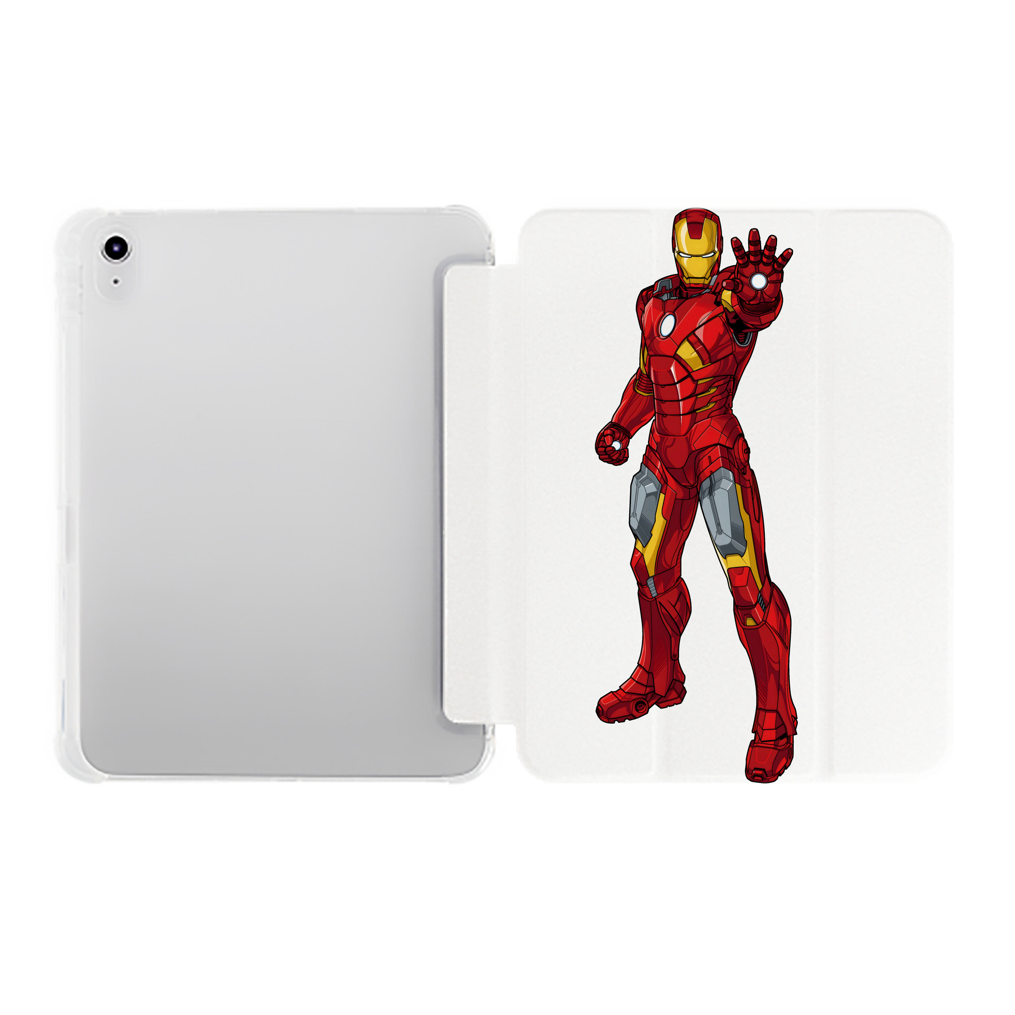 （画像用） アベンジャーズ The Avengers IPad ケース ペン収納付き 三つ折りスタンド PUレザー×シリコン 対応機種9.5/10.5/10.9インチ